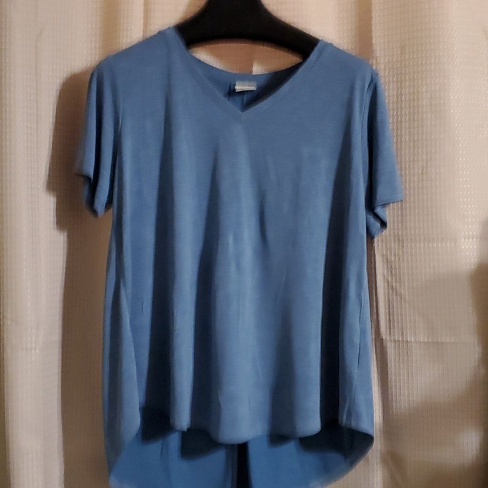 Mod Ref Top Shirt Ladies Essential V Neck Tee Shirt Blouse XXL